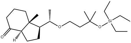 (1S,3aR,7aR)-7a-metil-1-((S)-1-(3-metil-3-((trietilsilil)oksi)butoksi)etil)heksahidro-1H-inden-4(2H)-onas