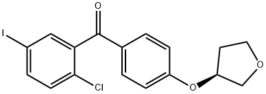 (2-chlor-5-jodfenil)[4-[[(3S)-tetrahidro-3-furanil]oksi]fenil]metanonas