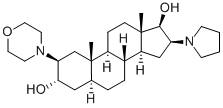 (2b,3a,5a,16b,17b)-2-(4-morfolinil)-16-(1-pirolidinil)androstano-3,17-diolis
