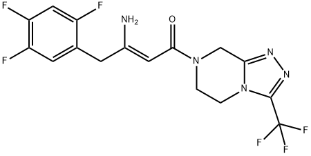 (2Z)-4-okso-4-[3-(trifluormetil)-5,6-dihidro-[1,2,4]triazolo[4,3-a]pirazin-7(8H)-il]-1- (2,4,5-trifluorfenil)but-2-en-2-aminas