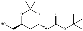 (4R-cis)-6-hidroksimetil-2,2-dimetil-1,3-dioksan-4-acto rūgšties 1,1-dimetiletilo esteris