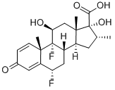 (6a,11b,16a,17a)-6,9-difluor-11,17-dihidroksi-16-metil-3-oksoandrosta-1,4-dien-17-karboksirūgštis