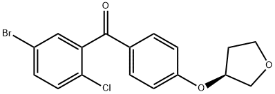 (S)-(5-broMo-2-chlorfenil)(4-(tetrahidrofuran-3-iloksi)fenil)metanonas