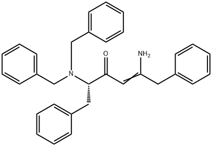 (S,Z)-5-amino-2-(dibenzilamino)-1,6-difenilheks-4-en-3-onas