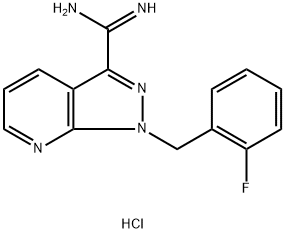 1-(2-fluor-benzil)-1h-pirazolo[3,4-b]piridin-3-karboksamidino hidrochloridas