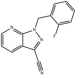 1-(2-fluorbenzil)-1H-pirazolo[3,4-b]piridin-3-karbonitrilas
