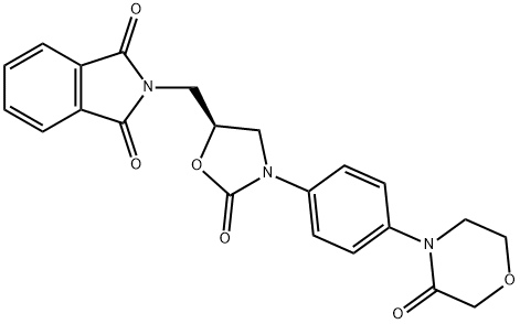 1h-izoindol-1,3(2h)-dionas, 2-[[(5s)-2-okso-3-[4-(3-okso-4-morfolinil)fenil]-5-oksazolidinil]metil]-