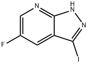 1H-pirazolo[3,4-b]piridinas, 5-fluor-3-jodo-