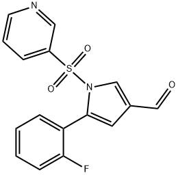 1H-pirol-3-karboksaldehidas, 5-(2-fluorfenil)-1-(3-piridinilsulfonil)-
