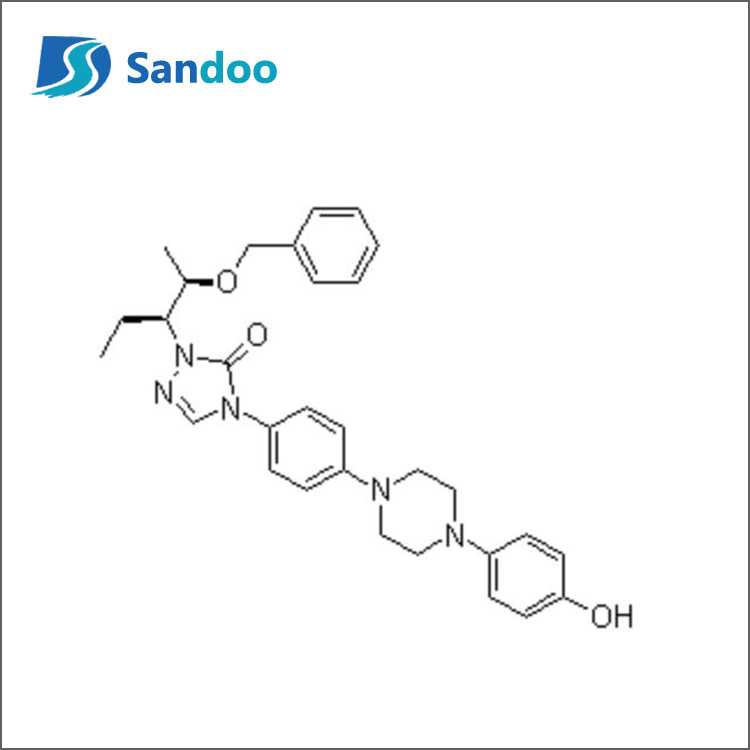 2-[(1S,2S)-1-etil-2-benziloksipropil]-2,4-dihidro-4-[4-[4-(4-hidroksifenil)-1-piperazinil]fenil]-3H-1,2 ,4-triazol-3-onas