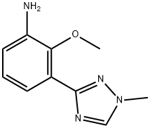 2-metoksi-3-(1-metil-1H-1,2,4-triazol-3-il)anilinas