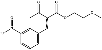 2-metoksietil-2-[(3-nitrofenil)metilen]acetoacetatas