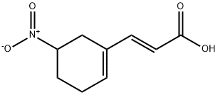 2-propeno rūgštis, 3-(5-nitro-1-cikloheksen-1-il)-, (2E)