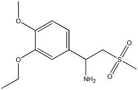 3-etoksi-4-metoksi-alfa-[(metilsulfonil)metil]-benzenas metanaminas