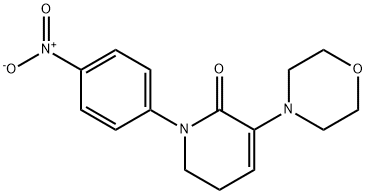 3-morfolino-1-(4-nitrofenil)-5,6-dihidropiridin-2(1H)-onas