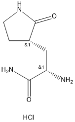 3-pirolidinpropanamidas, α-amino-2-okso-, hidrochloridas