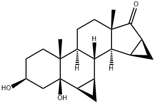 3b,5-dihidroksi-6b,7b:15b,16b-dimetilen-5b-androstan-17-onas
