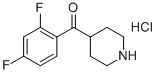 4-(2,4-difluorbenzoil)-piperidino hidrochloridas