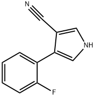 4-(2-fluorfenil)-1H-pirolis-3-karbonitrilas