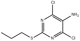 4,6-dichlor-2-propiltiopirimidin-5-aminas