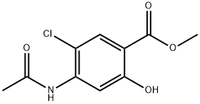 4-acetilamino-5-chlor-2-hidroksibenzenkarboksirūgšties metilo esteris