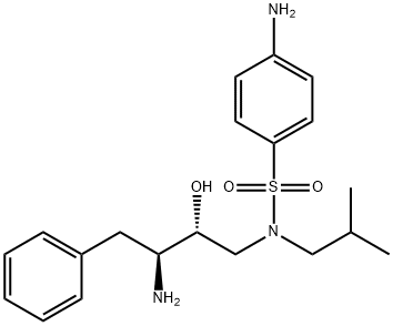 4-AMINO-N-[(2R,3S)-3-AMINO-2-HIDROKSI-4-FENILBUTIL]-N-IZOBUTILBENZEN-1-SULFONAMIDAS
