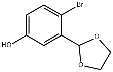 4-brom-3-(1,3-dioksolan-2-il)fenolis