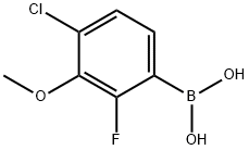 4-chlor-2-fluor-3-metoksifenilboro rūgštis