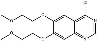 4-chlor-6,7-bis(2-metoksietoksi)chinazolinas