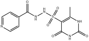 4-piridinkarboksirūgštis, 2-[(1,2,3,4-tetrahidro-6-metil-2,4-diokso-5-pirimidinil)sulfonil]hidrazidas