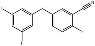 5-(3,5-difluorbenzil)-2-fluorbenzonitrilas
