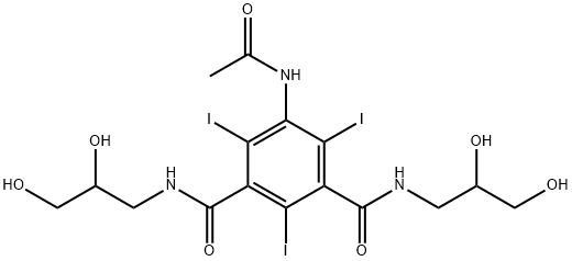 5-(acetamido)-N,N'-bis(2,3-dihidroksipropil)-2,4,6-trijod-1,3-benzendikarboksamidas