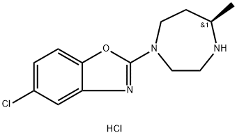 5-chlor-2-((R)-5-metil-[1,4]diazepan-1-il)benzooksazolo hidrochloridas