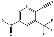 5-nitro-3-trifluormetilpiridin-2-karbonitrilas