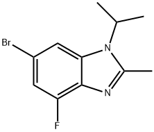 6-brom-4-fluor-1-izopropil-2-metil-1H-benzo[d]imidazolas