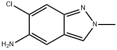 6-chlor-2-metil-2H-indazol-5-aminas