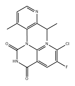 7-chlor-6-fluor-(1M)-1-[4-metil-2-(propan-2-il)piridin-3-il]pirido[2,3-d]pirimidin-2,4(1H, 3H)-dionas