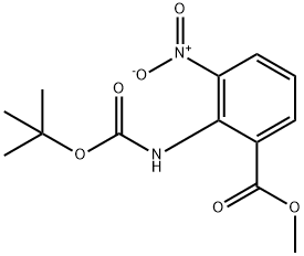 BENZO RŪGŠTIS, 2-[[(1,1-DIMETILETOKSI)KARBONIL]AMINO]-3-NITRO-METILESTERIS