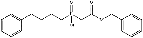 Benzilo hidroksi(4-fenilbutil)fosfinoilacetatas