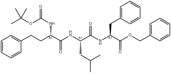 benzilo ((S)-2-((tret-butoksikarbonil)amino)-4-fenilbutanoil)-L-leucil-L-fenilalaninatas