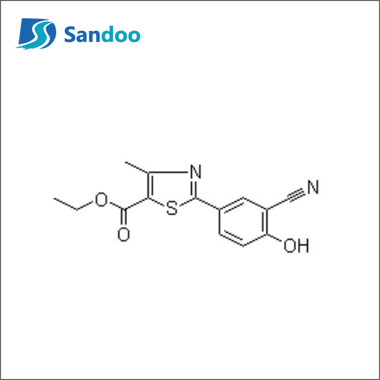 Etilo 2-(3-ciano-4-hidroksifenil)-4-metil-1,3-tiazol-5-karboksilatas