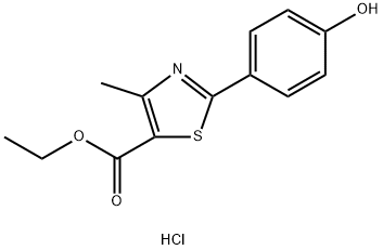 Etilo 2-(4-hidroksifenil)-4-metiltiazol-5-karboksilato hidrochloridas
