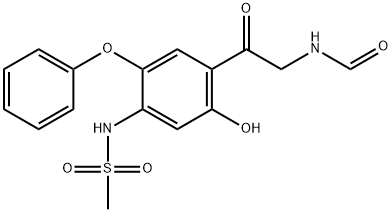 Metansulfonamidas, N-[4-[2-(forMylaMino)acetil]-5-hidroksi-2-fenoksifenil]-