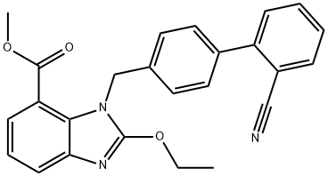 Metilo 1-[(2'-cianobifenil-4-il)metil]-2-etoksi-1H-benzimidazol-7-karboksilatas