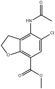 Metilo 4-(acetilamino)-5-chlor-2,3-dihidro-1-benzofuran-7-karboksilatas