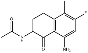 N-(8-amino-6-fluor-5-metil-1-okso-1,2,3,4-tetrahidronaftalen-2-il)acetamidas