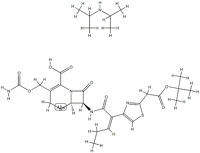 N-Boc cefkapenas N,N-diizopropilaminas