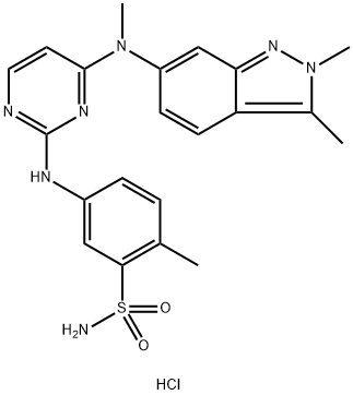 Pazopanibo hidrochloridas