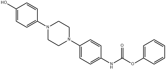 Fenil {4-[4-(4-hidroksifenil)piperazin-1-il]fenil}karbamatas
