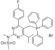 Fosfonis, [[4-(4-fluorfenil)-6-(1-metiletil)-2-[metil(metilsulfonil)amino]-5-pirimidinil]me